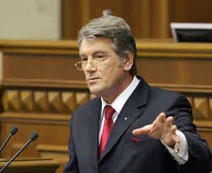 Ющенко выступил в Раде с ежегодным посланием